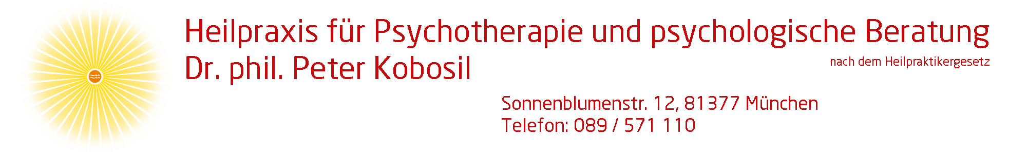 Psychotherapie Ganzheitlich Dr. phil. Kobosil in München